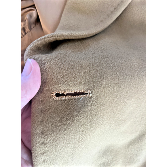 Vtg Hand-made Men's Pure Mongolian Cashmere Peacoat M Kaufmans Pittsburgh Classy - Picture 16 of 16